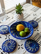 Handmade Woven Drink Coasters Set of 4 {Multiple Colors}
